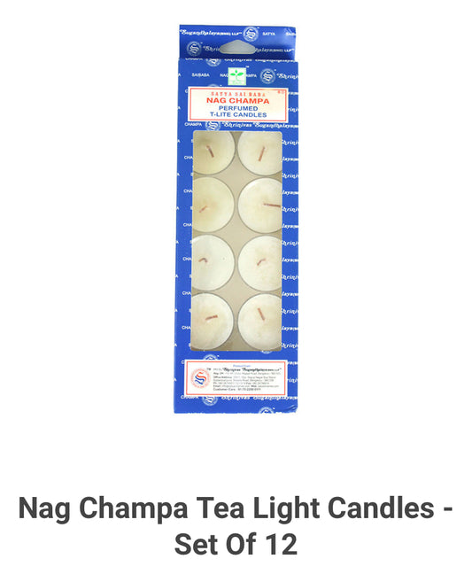 Nag Champa Tea Light Candles